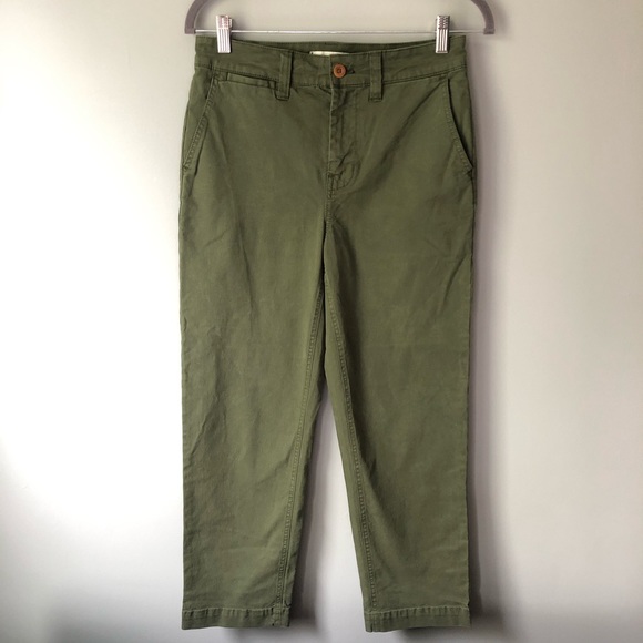 Madewell Pants - Madewell High Waist Straight Leg Chino Pant